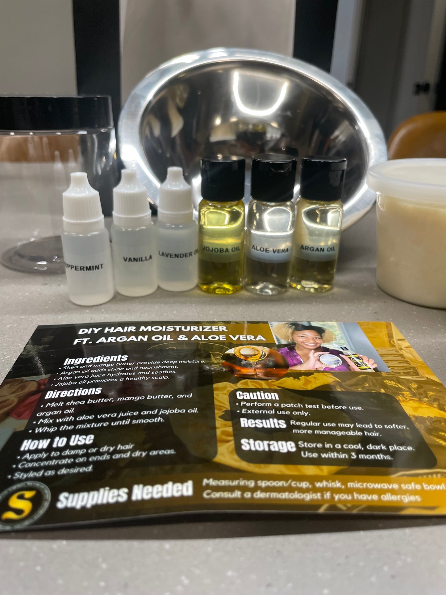 DIY Hair Moisturizer Box