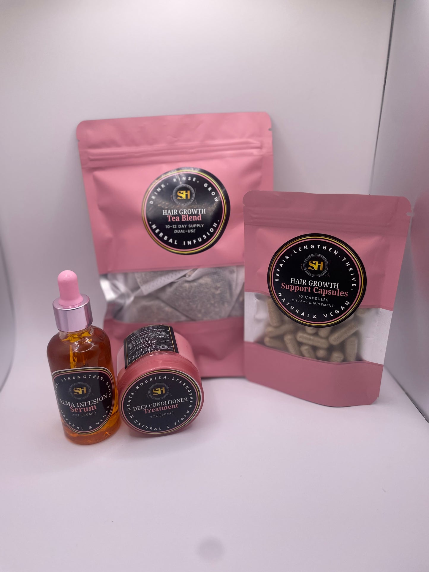 Hair Growth Bundles: Plant Care System