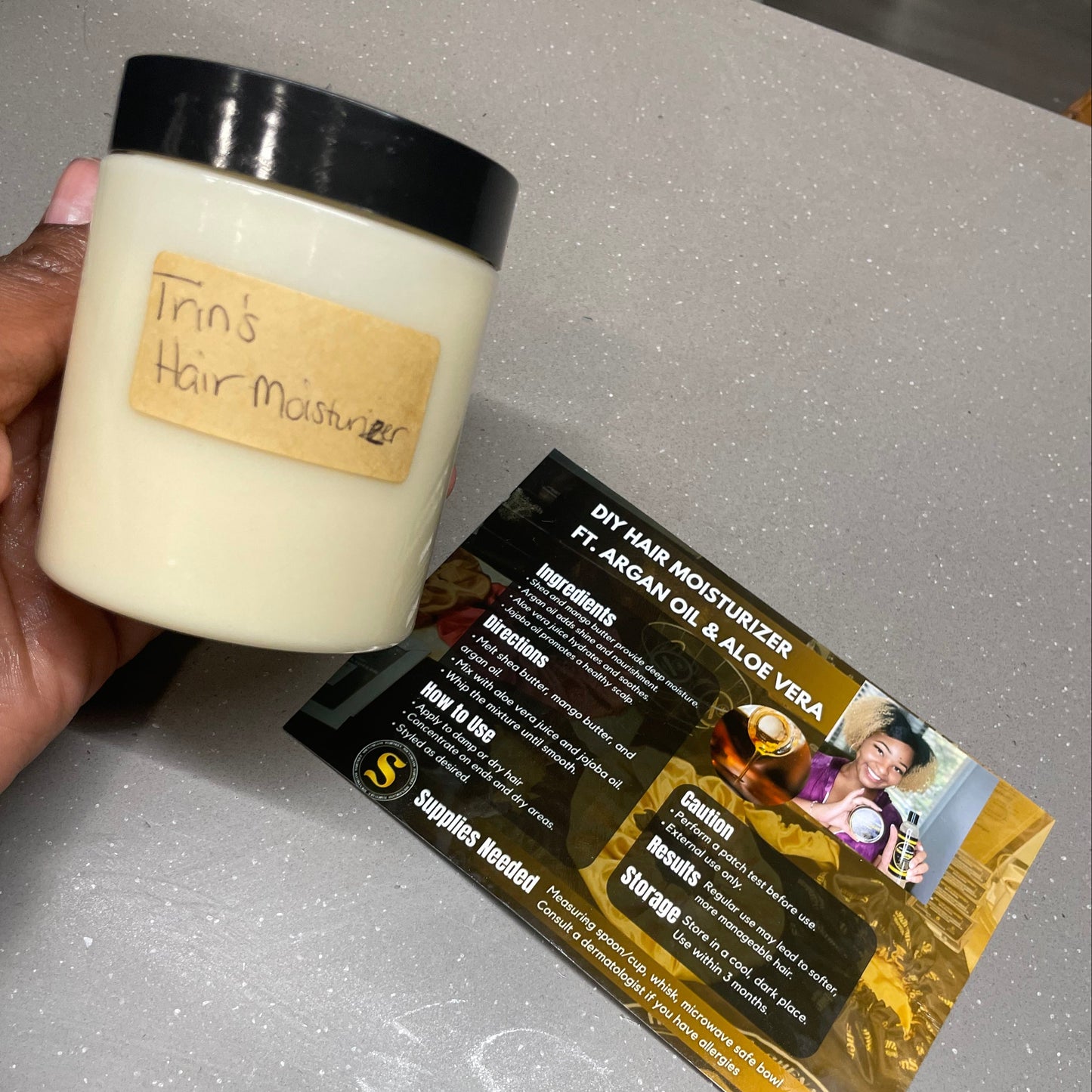 DIY Hair Moisturizer Box