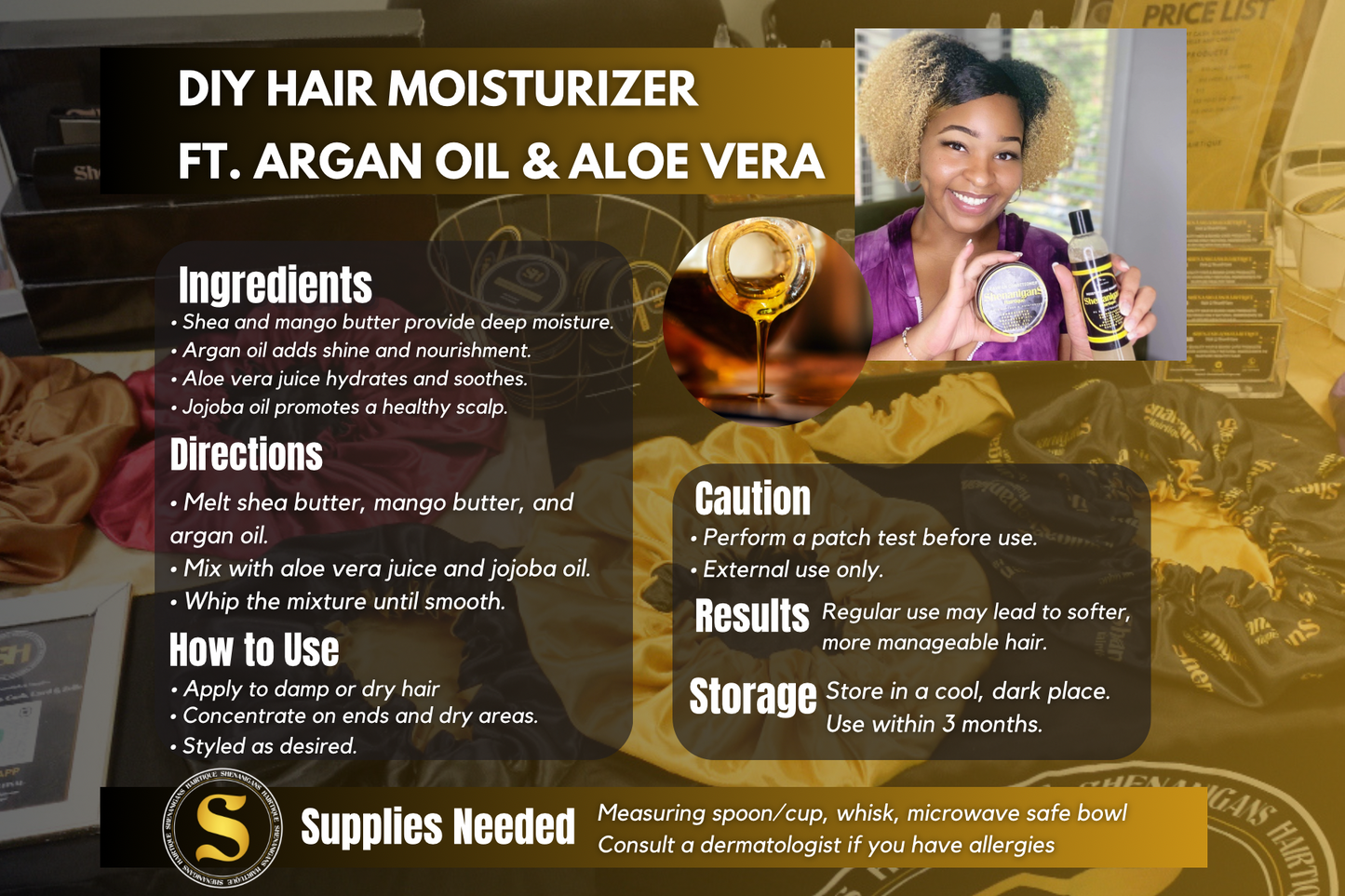 DIY Hair Moisturizer Box