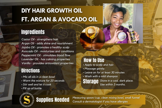 DIY Hair Growth Oil Box
