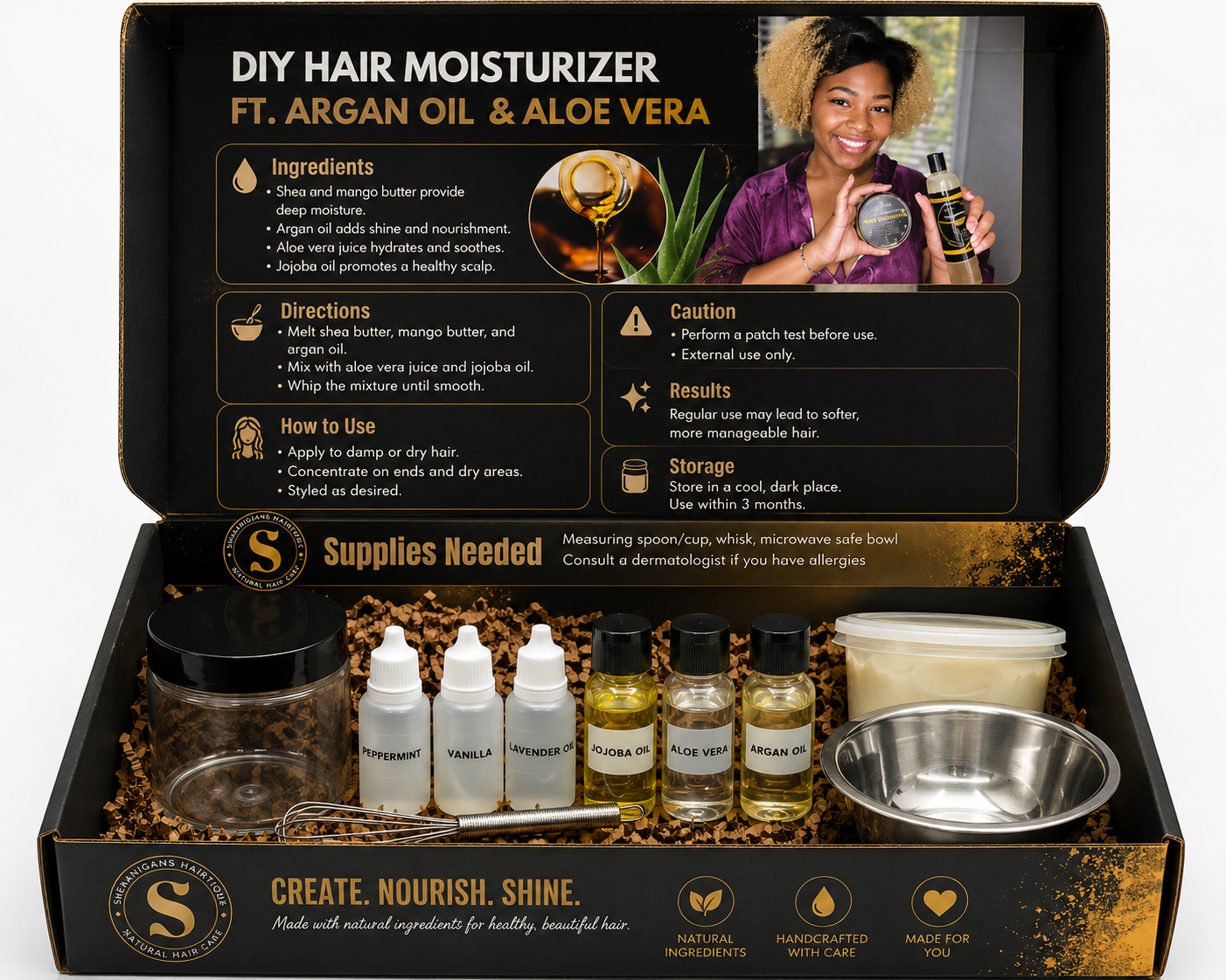 DIY Hair Moisturizer Box