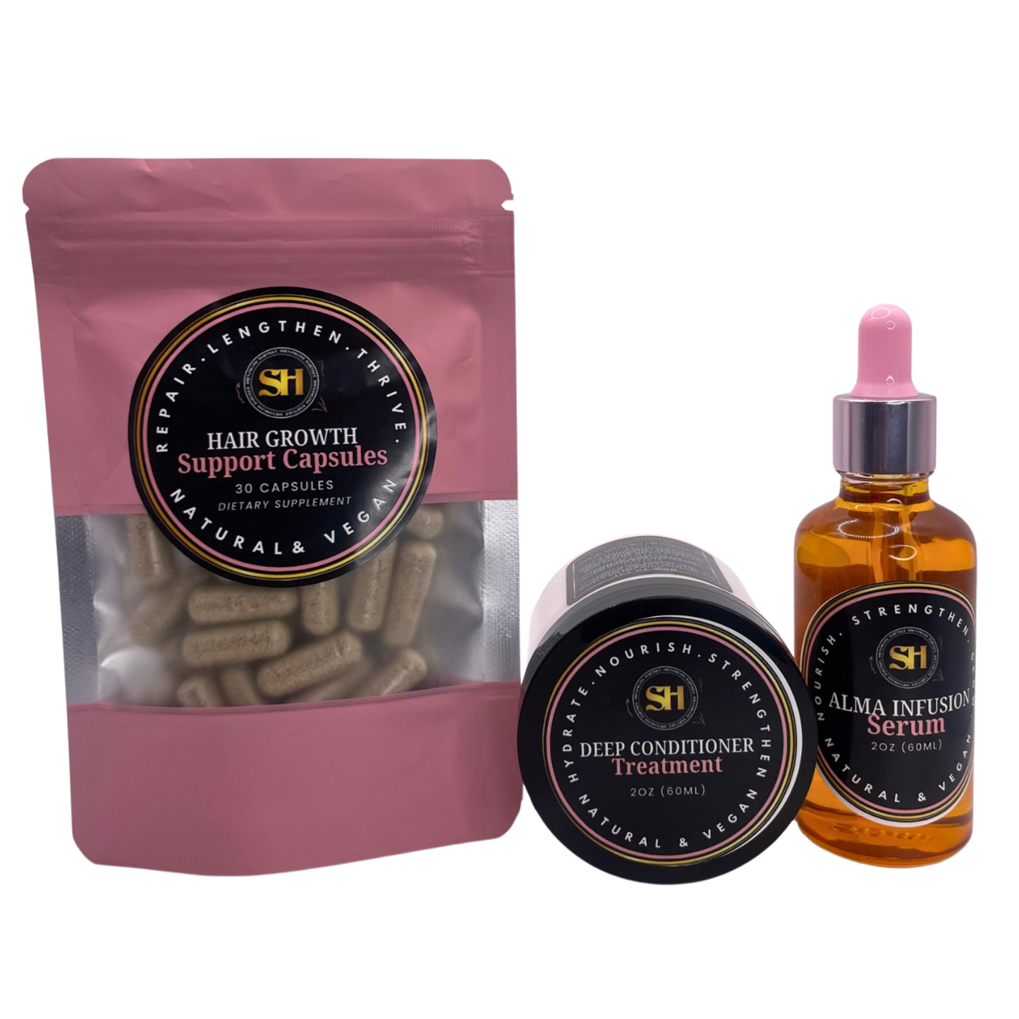 Hair Growth Bundles: Plant Care System