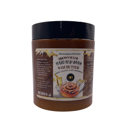 Brown Sugar Whipped Hair & Body Butter | Shea + Mango