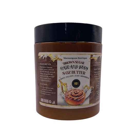 Brown Sugar Whipped Hair & Body Butter | Shea + Mango