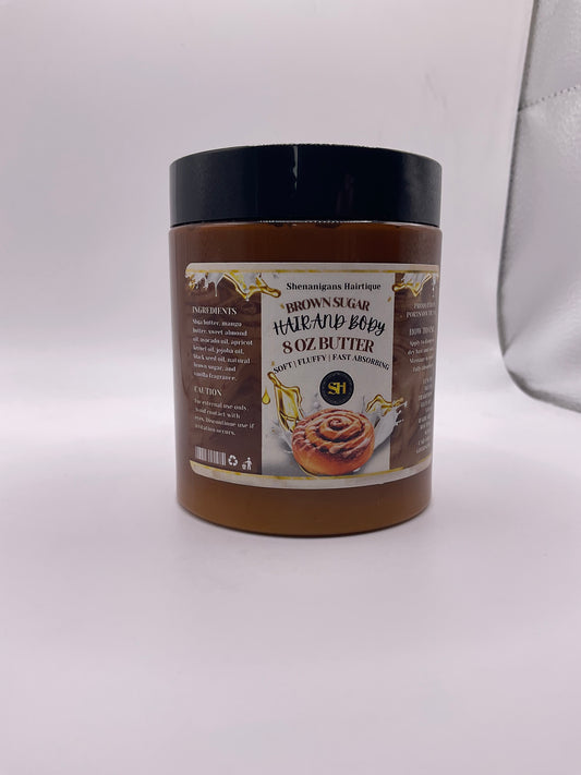 Brown Sugar Whipped Hair & Body Butter | Shea + Mango